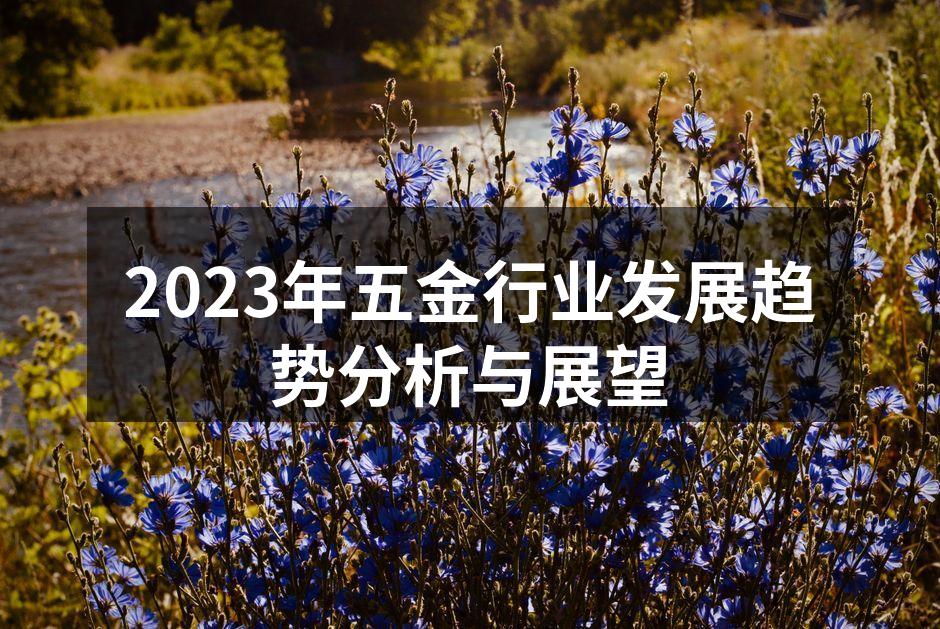 2023年五金行业发展趋势分析与展望