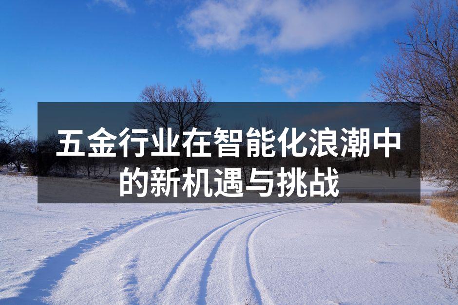 五金行业智能化生产线